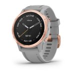 fēnix® 6S - Pro and Sapphire Editions Sapphire - Rose Gold-tone with Powder Gray Band