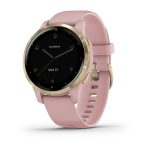 vívoactive® 4S Light Gold Stainless Steel Bezel with Dust Rose Case and Silicone Band
