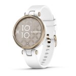 Lily™ - Sport Edition Cream Gold Bezel with White Case and Silicone Band