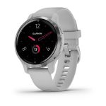 Venu® 2S Silver Stainless Steel Bezel with Mist Gray Case and Silicone Band