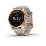 fēnix® 7S – Solar Edition Rose Gold with Light Sand Band